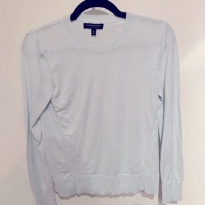 Banana Republic silk cotton light blue sweater